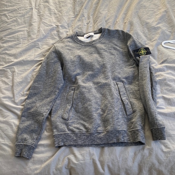 Grey sweater stone island L - Picture 1 of 2